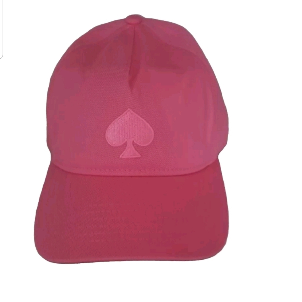 NWT KATE SPADE ♠️ Women's Strawberry Shake Cotton Baseball Logo Cap Hat 1 Size